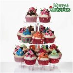 YX062 3-stufiger runder Cupcake-Ständer aus Acryl – Bild 3