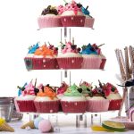 YX062 3-stufiger runder Cupcake-Ständer aus Acryl – Bild 5