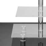 YX065 Quadratischer Cupcake-Ständer aus Acryl mit 4 Etagen – Bild 4