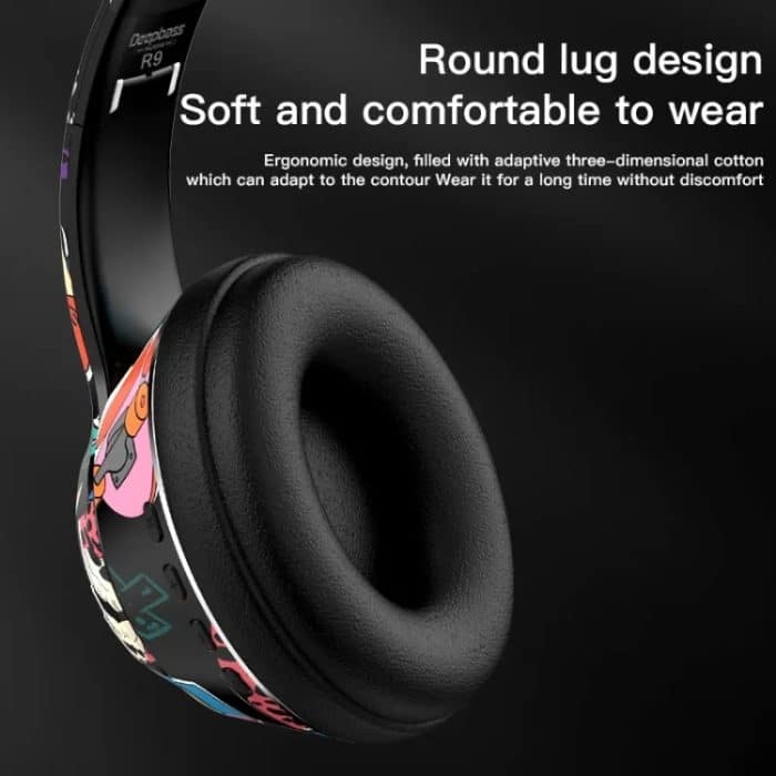 L750 3-in-1 RGB-Graffiti-Muster, kabelloses Gaming-Headset mit Rauschunterdrückung – Bild 4