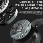 L750 3-in-1 RGB-Graffiti-Muster, kabelloses Gaming-Headset mit Rauschunterdrückung – Bild 5