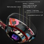 L750 3-in-1 RGB-Graffiti-Muster, kabelloses Gaming-Headset mit Rauschunterdrückung – Bild 6