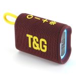 T&G TG396 Tragbarer Outdoor-Bluetooth-Lautsprecher mit RGB-Umgebungslicht und IPX7 Wasserdicht