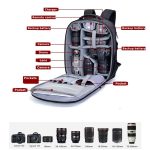 CADeN W9 Reise-Objektivtasche, Drohnen-Kamera-Rucksack-Tasche – Bild 7