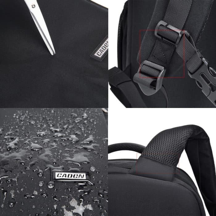 CADeN W9 Reise-Objektivtasche, Drohnen-Kamera-Rucksack-Tasche – Bild 10