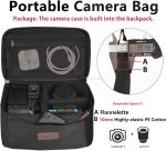 Cwatcun D78 Kamera Laptop Rucksack Tasche, With Detachable Insert Camera Case – Bild 4