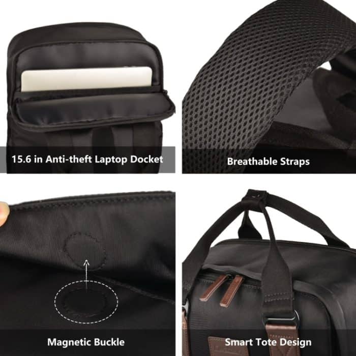 Cwatcun D78 Kamera Laptop Rucksack Tasche, With Detachable Insert Camera Case – Bild 8