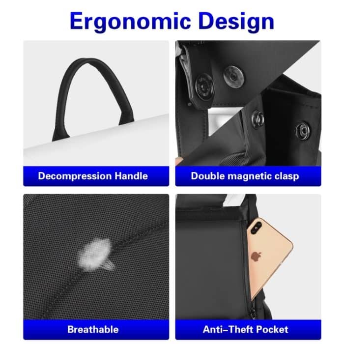 Cwatcun D79 Kamerarucksack, multifunktionale Kamera-Doppelschultertasche, 40.5 x 28 x 17.5cm Small, 43.5 x 30.5 x 18cm Large – Bild 7