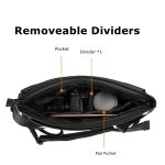 Cwatcun D92 Outdoor-Kameratasche, professionelle Umhängetasche, 42 x 22 x 12cm Medium, 45.5 x 24.5 x 14 .5cm Large – Bild 4