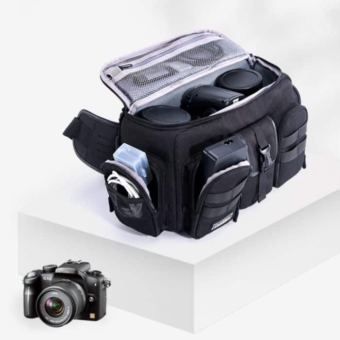 Cwatcun D96 Taille Kameratasche Sling Schulter Kameratasche, 29.5 x 17.5 x 18cm, 40 x 20 x 22cm – Bild 3