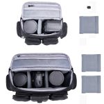 Cwatcun D96 Taille Kameratasche Sling Schulter Kameratasche, 29.5 x 17.5 x 18cm, 40 x 20 x 22cm – Bild 4