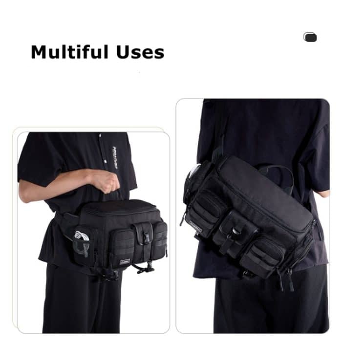 Cwatcun D96 Taille Kameratasche Sling Schulter Kameratasche, 29.5 x 17.5 x 18cm, 40 x 20 x 22cm – Bild 8