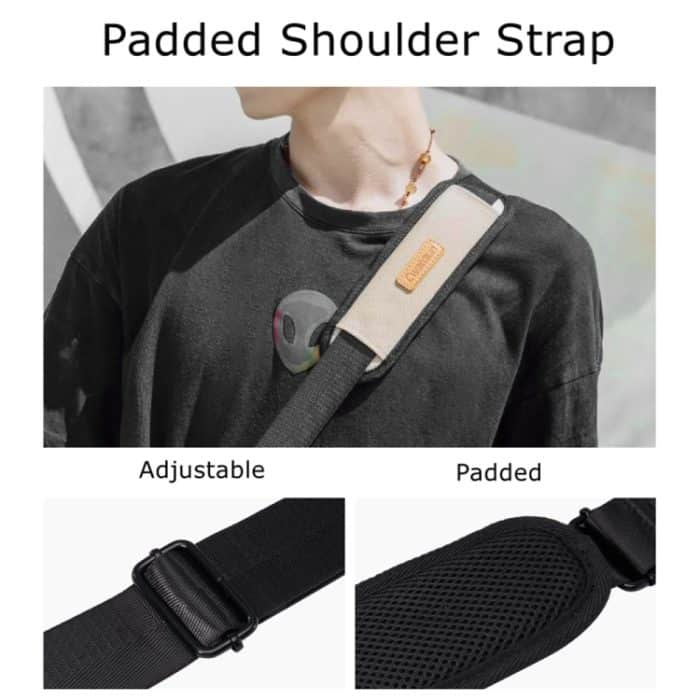 Cwatcun D99 Kontrastfarbe Einzelschulter-Kameratasche Outdoor-Kameratasche Professionelle Umhängetasche, 25.5 x 10.5 x 18cm Medium, 32.5 x 14.5 x 21.5cm Large – Bild 5