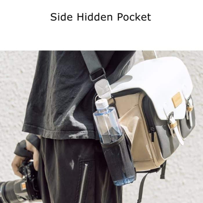 Cwatcun D99 Kontrastfarbe Einzelschulter-Kameratasche Outdoor-Kameratasche Professionelle Umhängetasche, 25.5 x 10.5 x 18cm Medium, 32.5 x 14.5 x 21.5cm Large – Bild 7