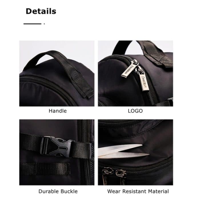 Cwatcun D111 Große Kapazität Outdoor Professionelle Fotografie Rucksack Schultern Laptop Kamera Tasche, 56 x 33 x 18cm – Bild 11