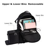 Cwatcun D111 Große Kapazität Outdoor Professionelle Fotografie Rucksack Schultern Laptop Kamera Tasche, 56 x 33 x 18cm – Bild 4