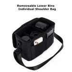 Cwatcun D111 Große Kapazität Outdoor Professionelle Fotografie Rucksack Schultern Laptop Kamera Tasche, 56 x 33 x 18cm – Bild 5