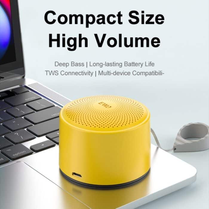 EWA A124 Tragbarer Mini-TWS-Bluetooth-Lautsprecher für den Außenbereich, wasserdichter IPX5-Subwoofer – Bild 2