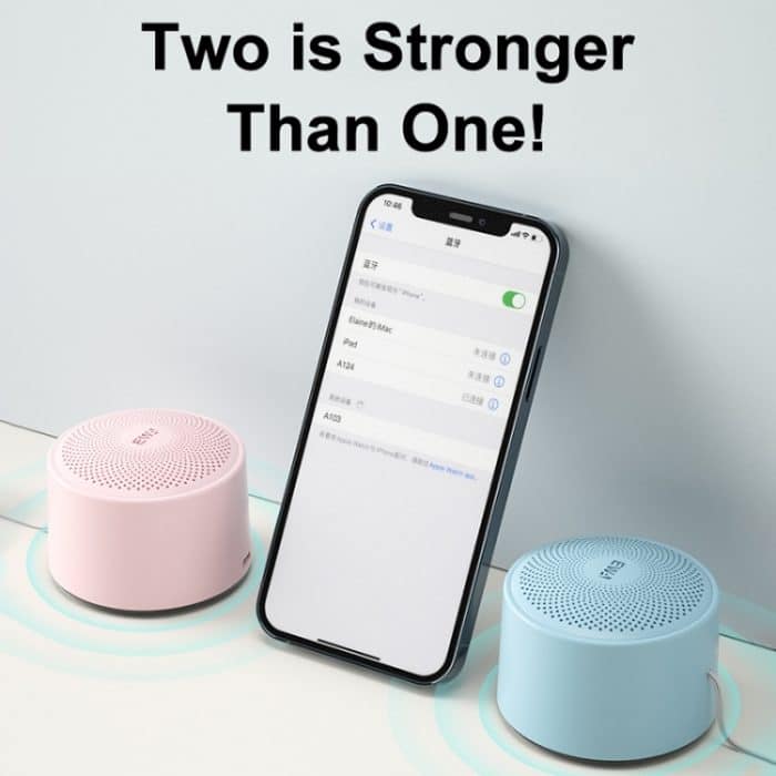 EWA A124 Tragbarer Mini-TWS-Bluetooth-Lautsprecher für den Außenbereich, wasserdichter IPX5-Subwoofer – Bild 4