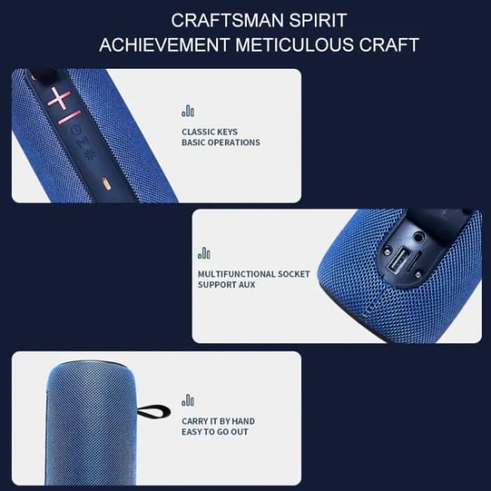 L12 Bunte LED Drahtlose Bluetooth-kompatiblen Tragbaren Lautsprecher – Bild 3