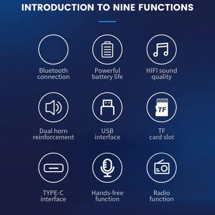 L12 Bunte LED Drahtlose Bluetooth-kompatiblen Tragbaren Lautsprecher – Bild 4