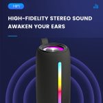 L12 Bunte LED Drahtlose Bluetooth-kompatiblen Tragbaren Lautsprecher – Bild 7