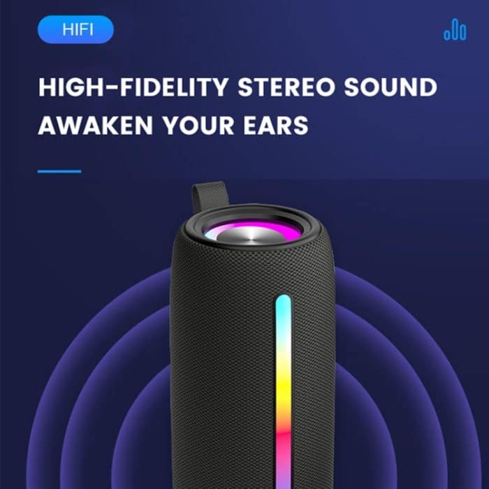 L12 Bunte LED Drahtlose Bluetooth-kompatiblen Tragbaren Lautsprecher – Bild 7