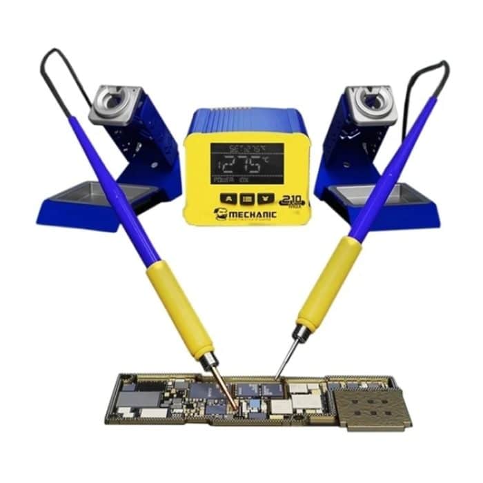 EDA005946801.jpg Mechanic 210MAX Dual Station Thermostatisch verstellbare Digitalanzeige Lötstation, US, EU – Bild 1