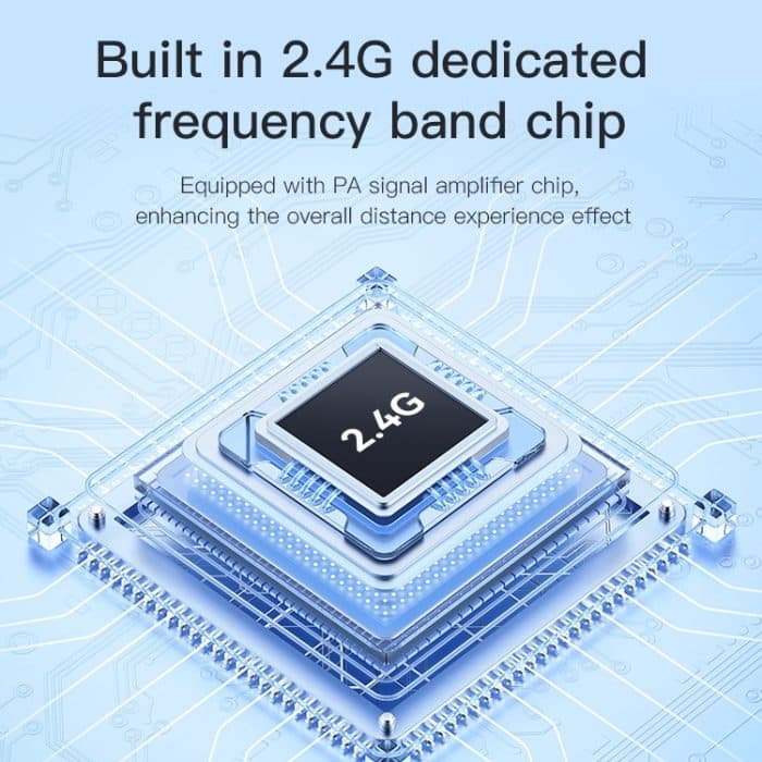 YESIDO KR12 Drahtloses Lavalier-Mikrofon mit geringer Latenz und 8-poligem Empfänger, KR12 – Bild 6