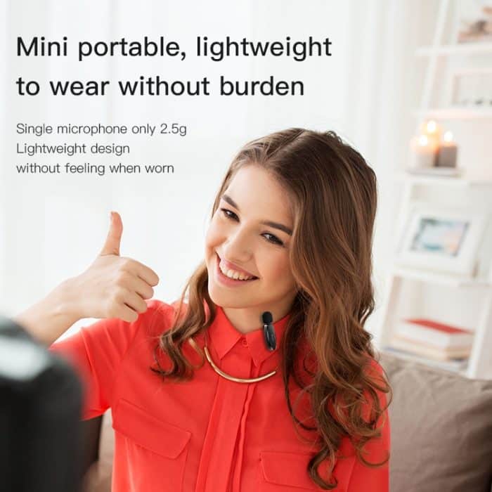 YESIDO KR15 Duales kabelloses Lavalier-Mikrofon mit niedriger Latenz und 3-in-1-Empfänger, KR15 – Bild 10