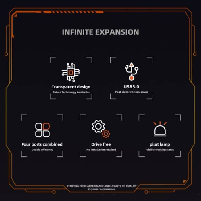 SW4U-A 5-in-1-USB-zu-1xTyp-C+4xUSB3.0-HUB-Dockingstation, SW4U-A – Bild 4