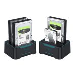 Onten UHD6 Dual Bay Externe Festplatten-Dockingstation-Erweiterungsbasis – Bild 4