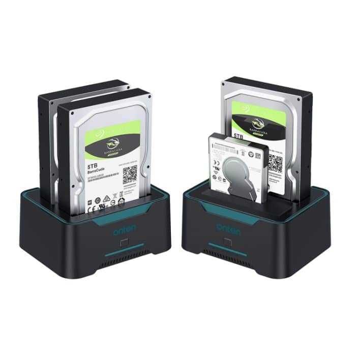 Onten UHD6 Dual Bay Externe Festplatten-Dockingstation-Erweiterungsbasis – Bild 4