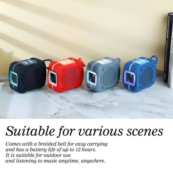 T&G TG661 Bunte LED tragbarer kabelloser Bluetooth-Außenlautsprecher, TG661 – Bild 6