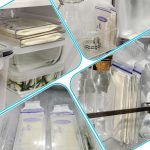 YX073 Flacher Aufbewahrungsbeutelhalter für Muttermilch – Bild 8