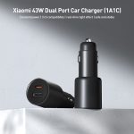 Original Xiaomi 43W Dual Ports USB + USB-C / Typ-C Autoladegerät 1A1C, 43W – Bild 2