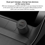 Original Xiaomi 43W Dual Ports USB + USB-C / Typ-C Autoladegerät 1A1C, 43W – Bild 3