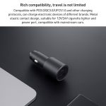 Original Xiaomi 43W Dual Ports USB + USB-C / Typ-C Autoladegerät 1A1C, 43W – Bild 4