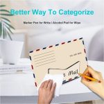 YX079 Acryl-Umschlag-Aufbewahrungsständer Smile Mail Folder Organizer – Bild 8