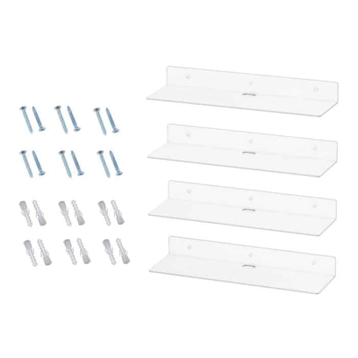 YX074 4 Stück/Set Acryl-Lagerregal, Anime-Ornamente, Kosmetik, Wandhalterung – Bild 1