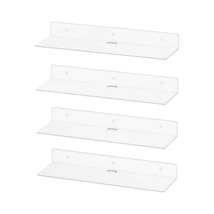 YX074 4 Stück/Set Acryl-Lagerregal, Anime-Ornamente, Kosmetik, Wandhalterung – Bild 2