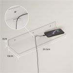 YX074 4 Stück/Set Acryl-Lagerregal, Anime-Ornamente, Kosmetik, Wandhalterung – Bild 3