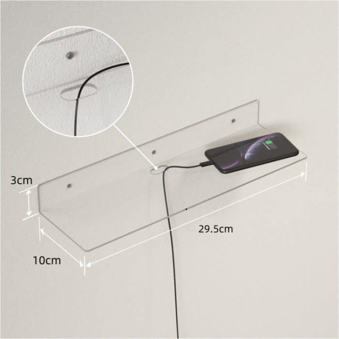 YX074 4 Stück/Set Acryl-Lagerregal, Anime-Ornamente, Kosmetik, Wandhalterung – Bild 3