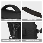 Cwatcun D67 Umhängetasche für Kamera, Fotografie, Objektiv, Umhängetasche, 22 x 15 x 15cm S, 25.5 x 16 x 17cm M, 30.5 x 16.5 x 20cm L, 36 x 21 x 24cm XL – Bild 8