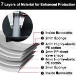 Cwatcun D67 Umhängetasche für Kamera, Fotografie, Objektiv, Umhängetasche, 22 x 15 x 15cm S, 25.5 x 16 x 17cm M, 30.5 x 16.5 x 20cm L, 36 x 21 x 24cm XL – Bild 9