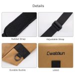 Cwatcun D104 Kamera Hüfttasche Weste Tasche, 59.5 x 9.5 x 21cm, 75 x 10.5 x 27.5cm – Bild 7