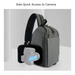 Cwatcun D107 Fotografie-Rucksack mit großer Kapazität, Schultern, Laptop, Kameratasche, 22 x 36 x 16cm – Bild 3