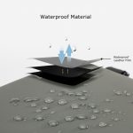 Cwatcun D107 Fotografie-Rucksack mit großer Kapazität, Schultern, Laptop, Kameratasche, 22 x 36 x 16cm – Bild 8