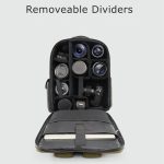 Cwatcun D117 Fotografie-Rucksack mit großem Fassungsvermögen, Schulter-Laptop-Kameratasche, 42 x 31 x 13cm, 43.3 x 33 x 13cm – Bild 4