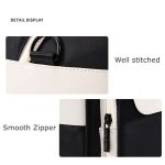 Cwatcun D118 Contrast Two Ways Rucksack Umhängetasche, 21 x 21 x 14.5cm – Bild 8